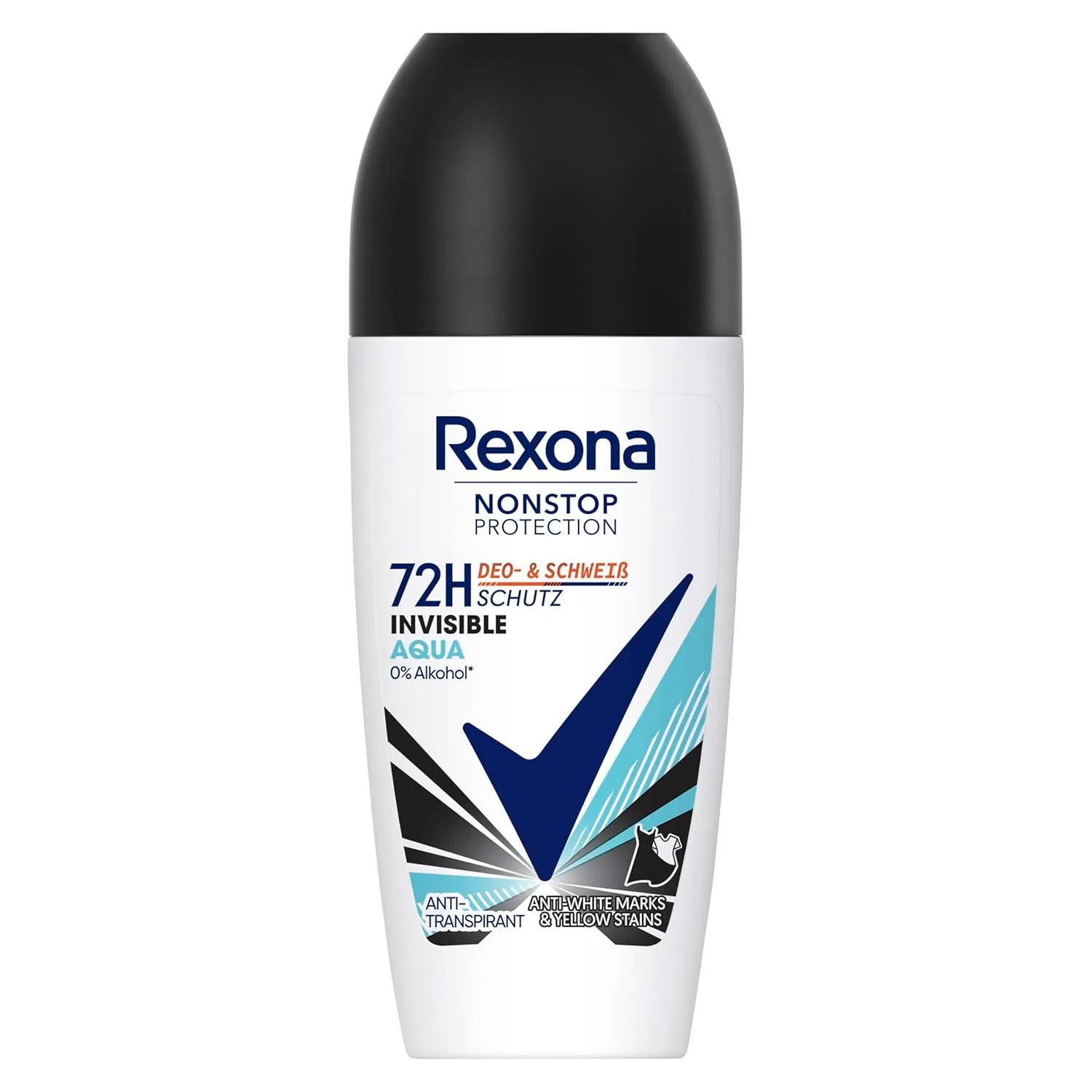 Роликовый дезодорант Nonstop Protection Invisible Aqua Rexona, 50 мл
