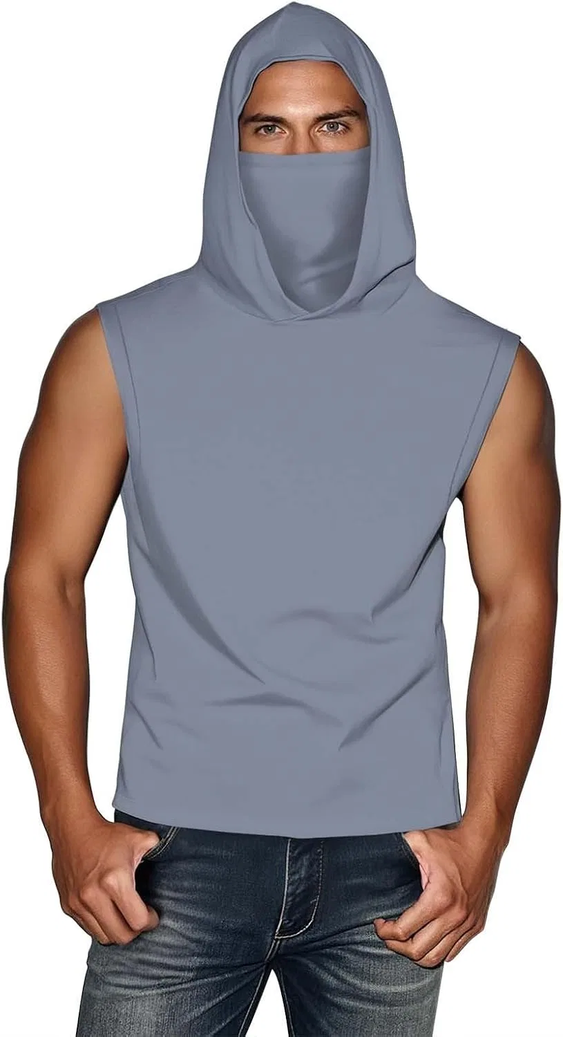 Мужская солнцезащитная безрукавка с капюшоном Pelang, Gray