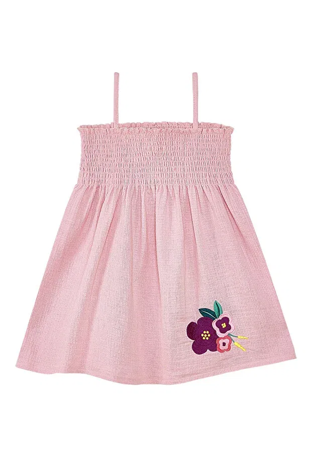 Детское платье для девочек с принтом Floral Rose Dry Flower Denokids, Multicolor — фото 3