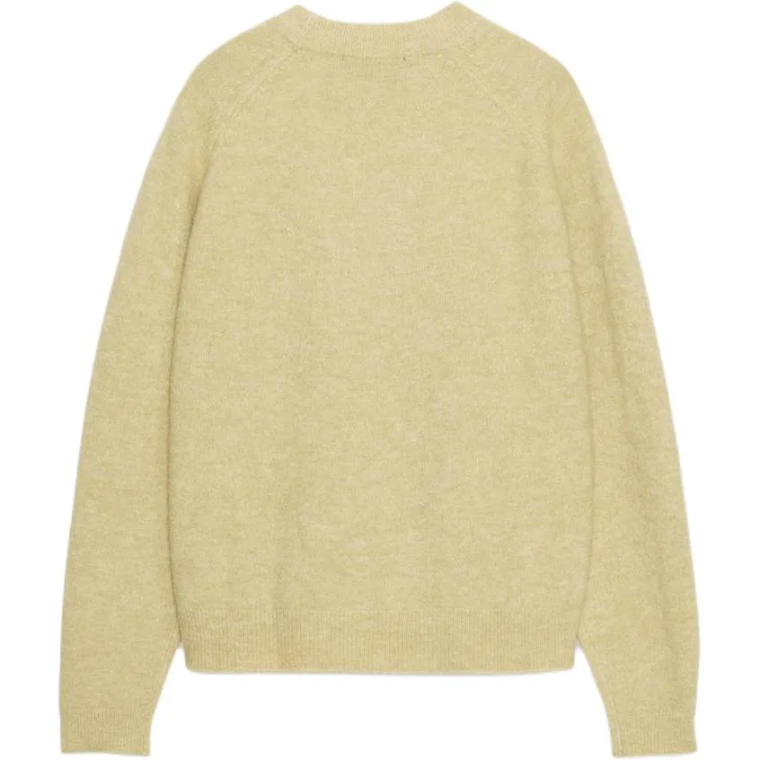 Женский свитер с круглым вырезом Light Green ZARA, светло-зеленый — фото 3