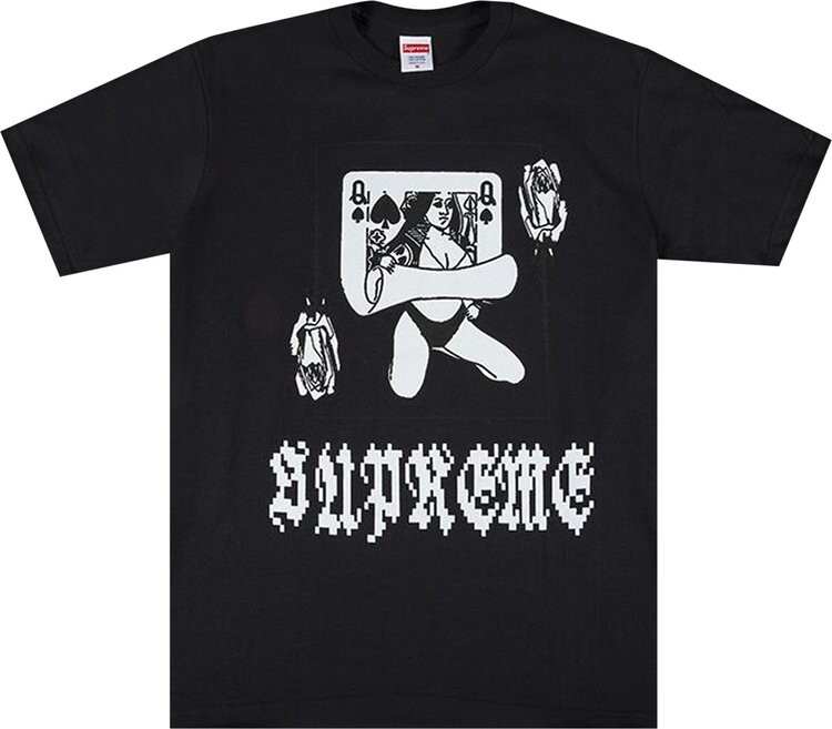 

Футболка Supreme Queen Tee 'Black', черный