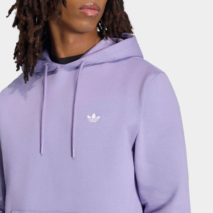 Толстовка ADIDAS ORIGINALS 'Trefoil Essentials' лавандового цвета — фото 3