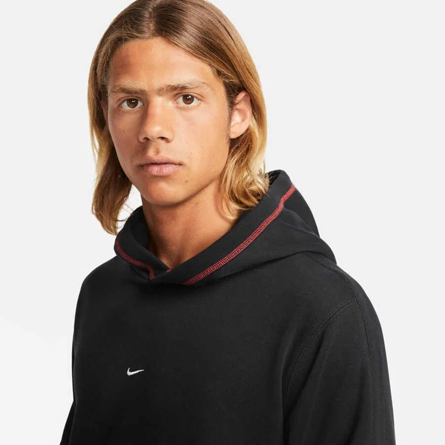 Худи флисовое с капюшоном Fleece Soccer, Nike, Черный — фото 2