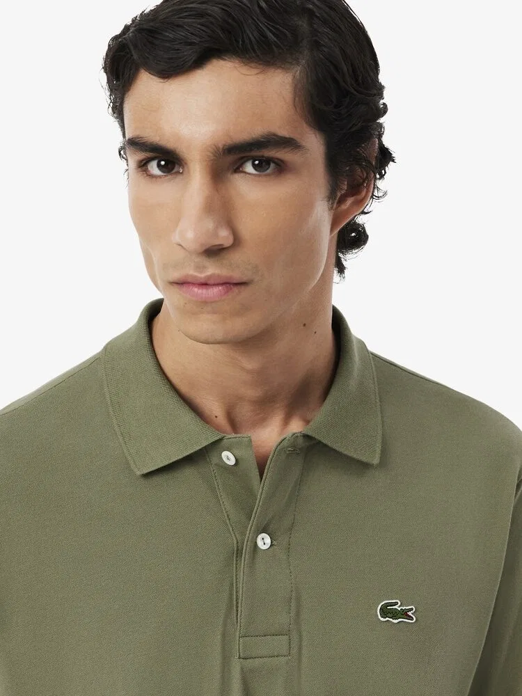 Футболка поло классического кроя LIGHT LACOSTE, Khaki — фото 2
