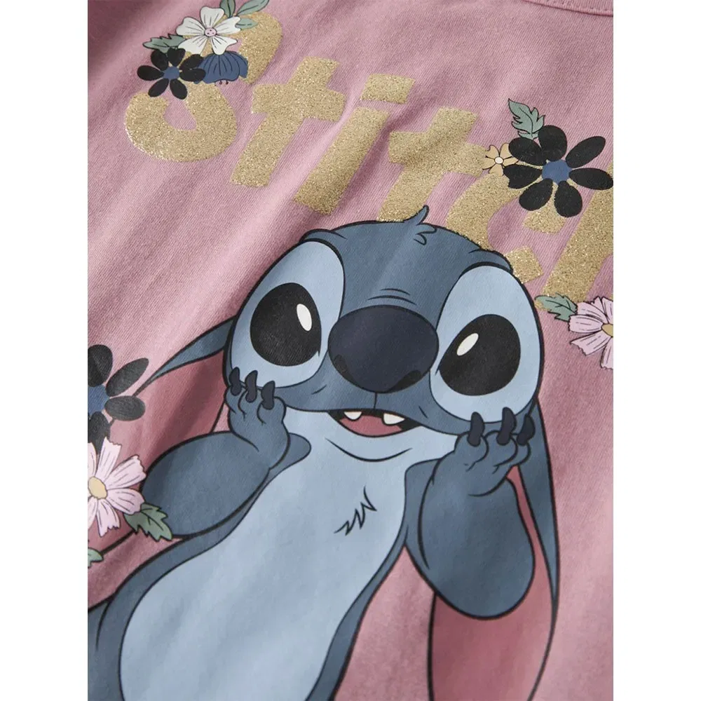 Футболка с длинным рукавом Jina Stitch Name It, розовый — фото 4