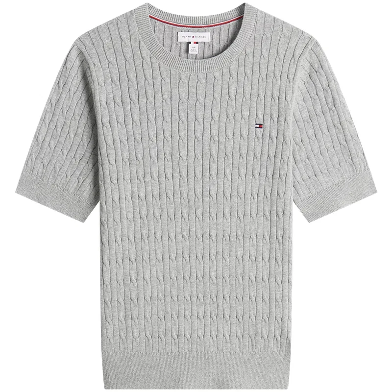 Женский джемпер с круглым вырезом Tommy Hilfiger, Серый