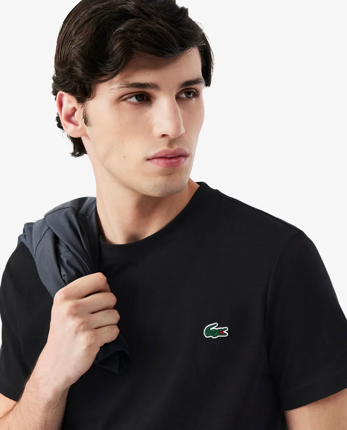 Мужская футболка с принтом Lacoste, Negro — фото 3