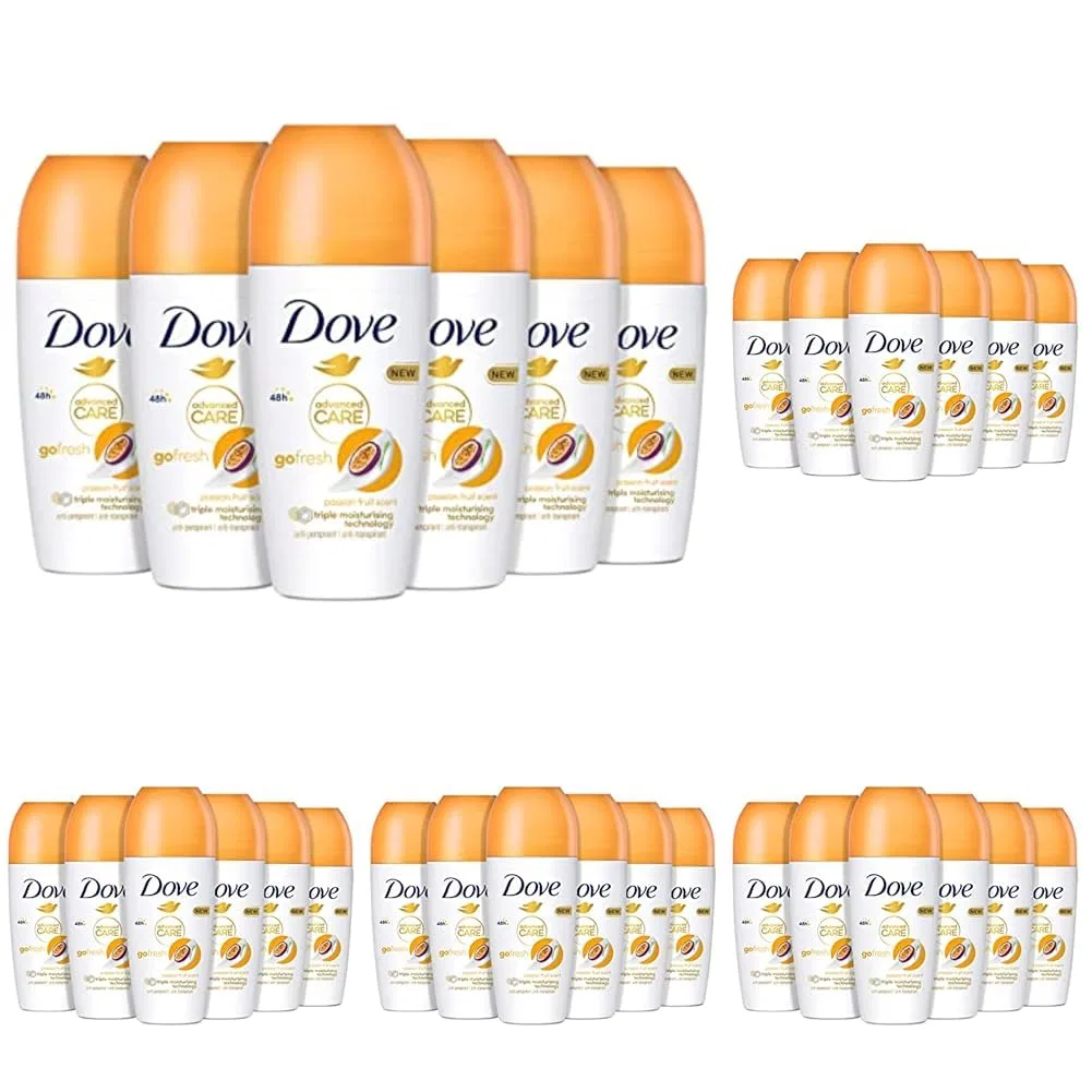 Дезодорант-антиперспирант Dove Advanced Care Passion Fruit, 5x50 мл