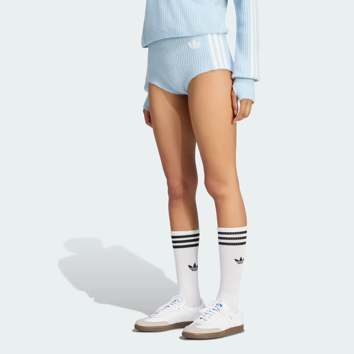 Женские шорты Adidas Originals X Jennie, Blue — фото 4