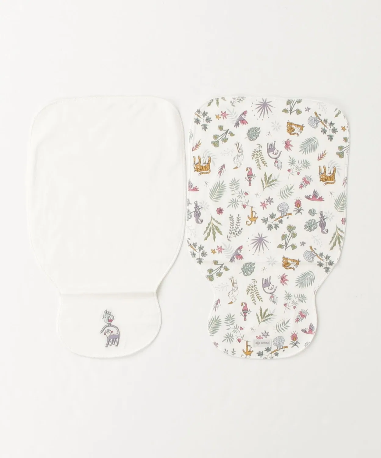Детский комплект из 2 хлопковых потовпитывающих подушечек Love Design, Off White