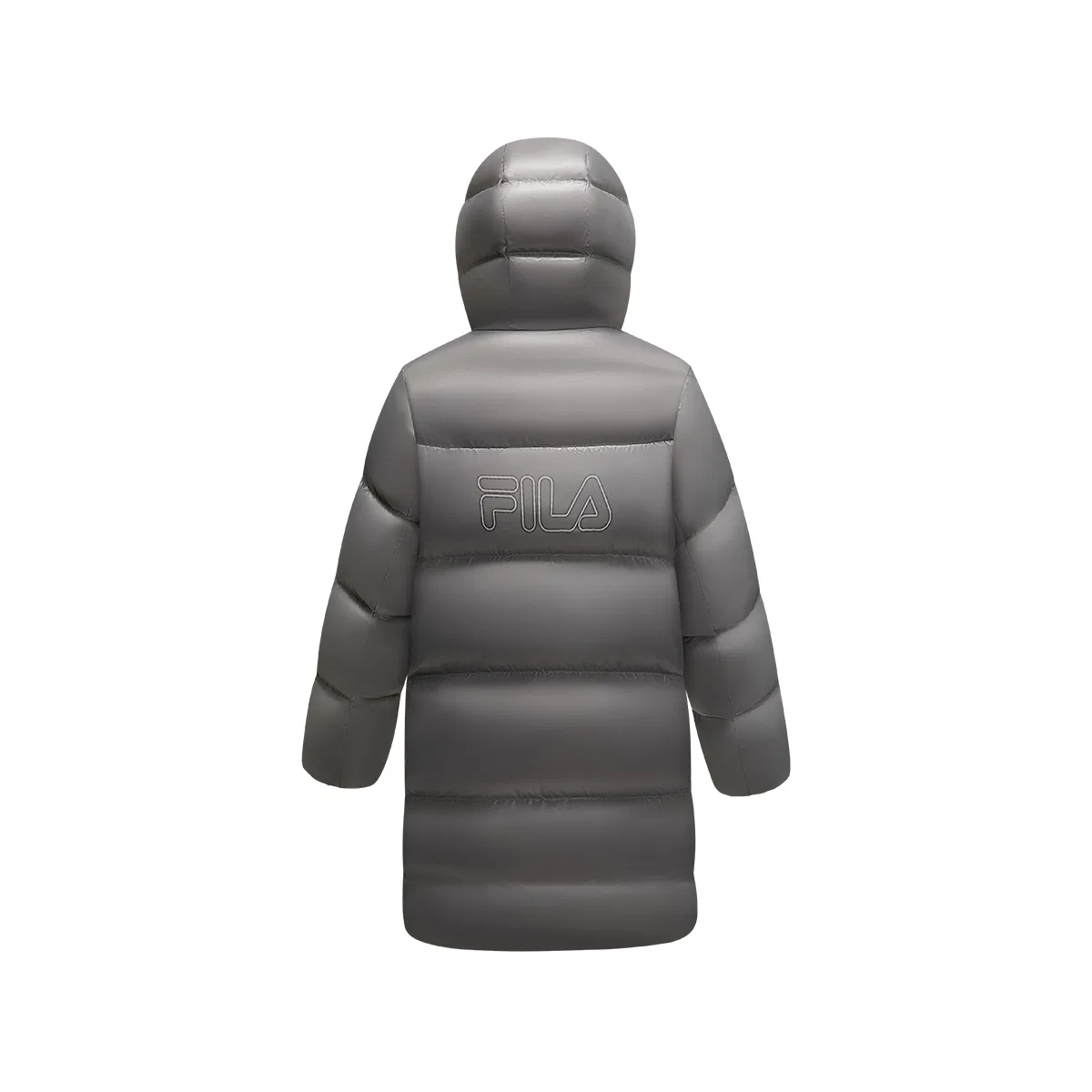 Детский пуховик с капюшоном FILA KIDS, Proton Gray — фото 3
