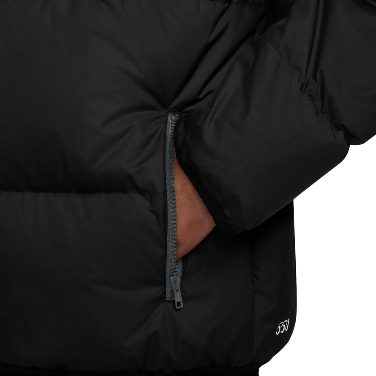 Мужская куртка-пуховик Club Puffer Jacket 550 Nike, черный — фото 3