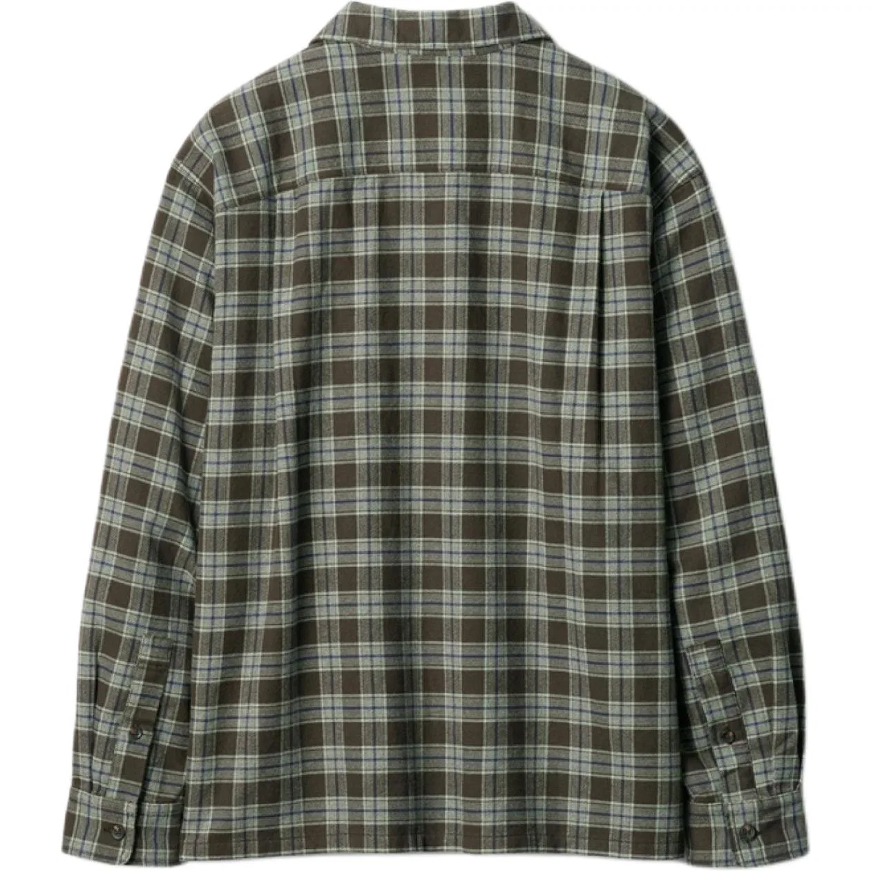 Мужская рубашка с воротником и длинным рукавом JWANDERSON Shirts, UNIQLO, 57 Dark Olive — фото 3