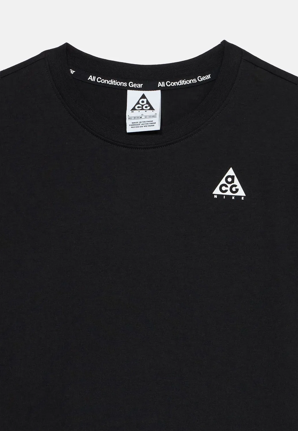 Футболка с принтом, унисекс - базовая футболка Nike Acg, Black — фото 3
