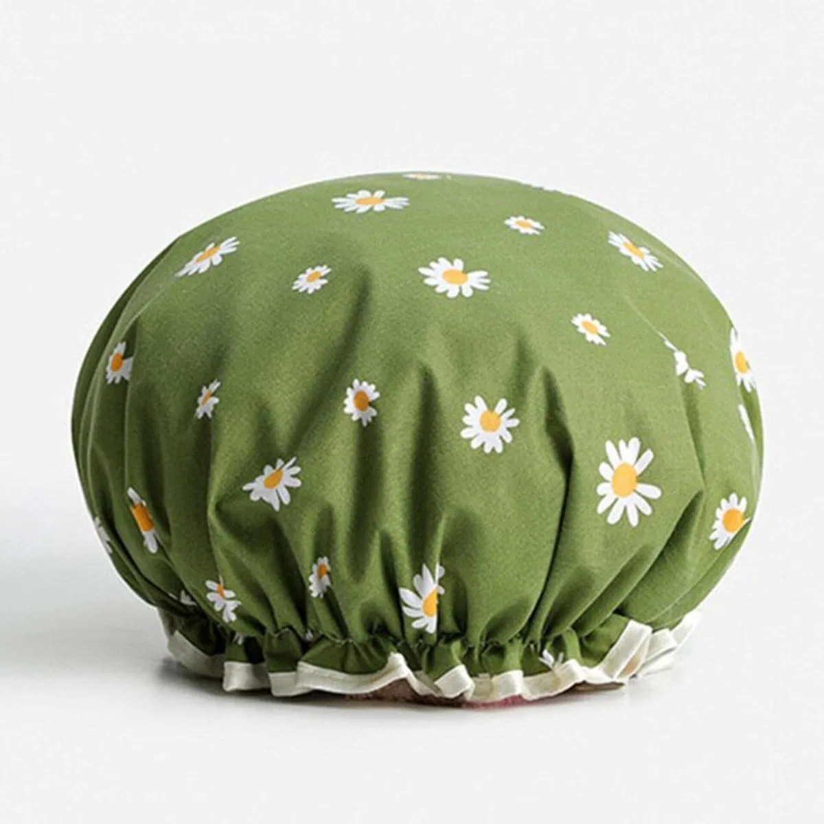 Двойная шапочка для душа, New Age Devi, 2 шт, 27x27 см, Green