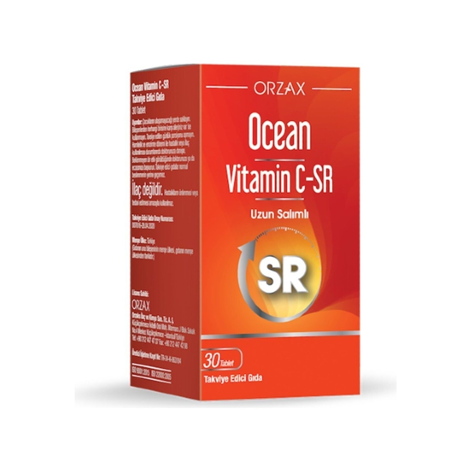 

Витамин C-Sr Ocean 500 мг, 30 таблеток