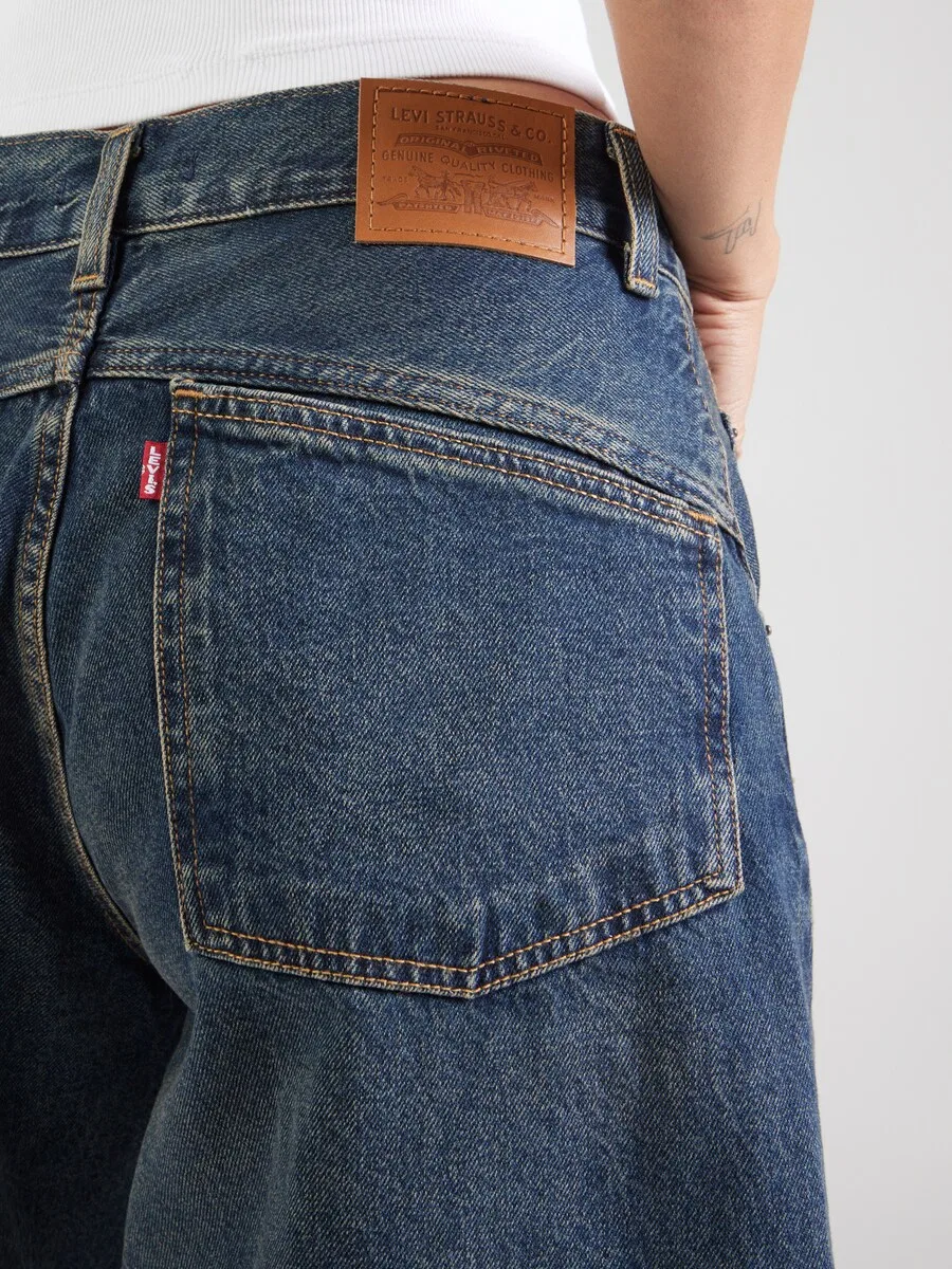 Шорты LEVI'S Baggy 'Super Baggy' темно-синего цвета — фото 2