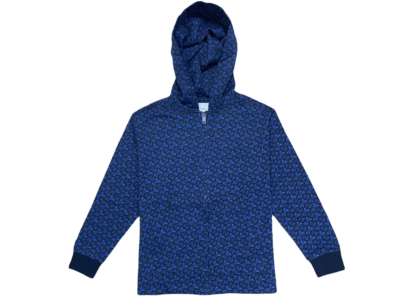Мужская худи с принтом TB Monogram Print Burberry, Deep Royal Blue