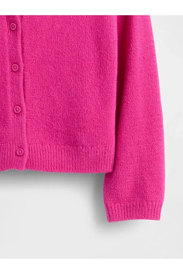 Детский кардиган для девочек хлопковый Gap, Pink-001 — фото 2