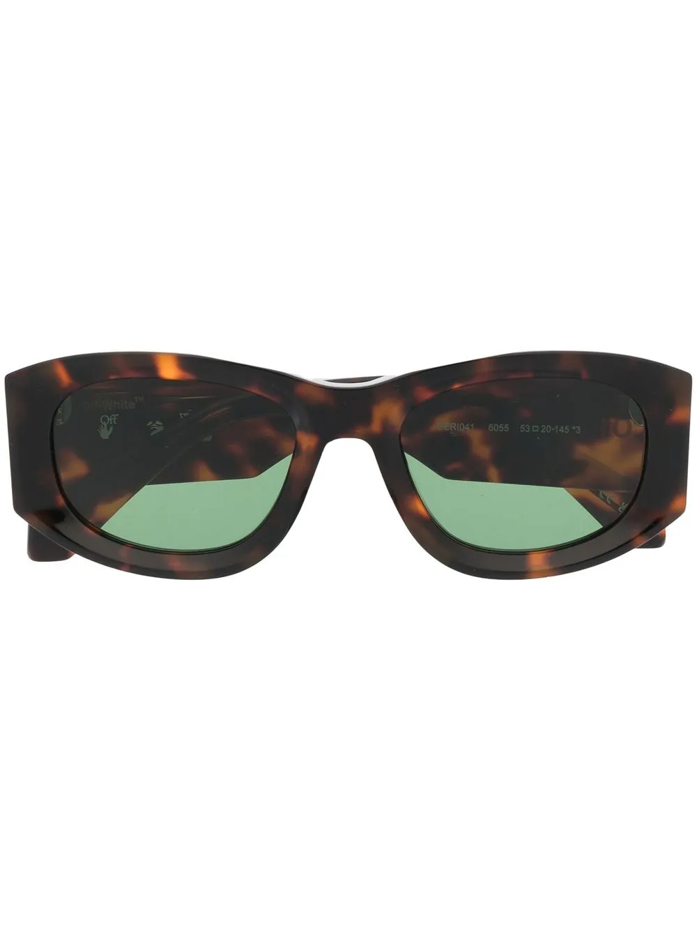 

Солнцезащитные очки Joan в овальной оправе Off-White Eyewear, коричневый