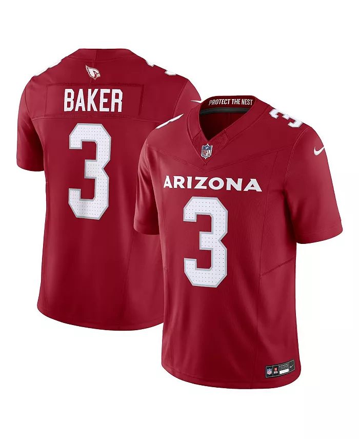 

Мужская лимитированная джерси Arizona Cardinals Vapor F.U.S.E. с именем Budda Baker Nike, красный