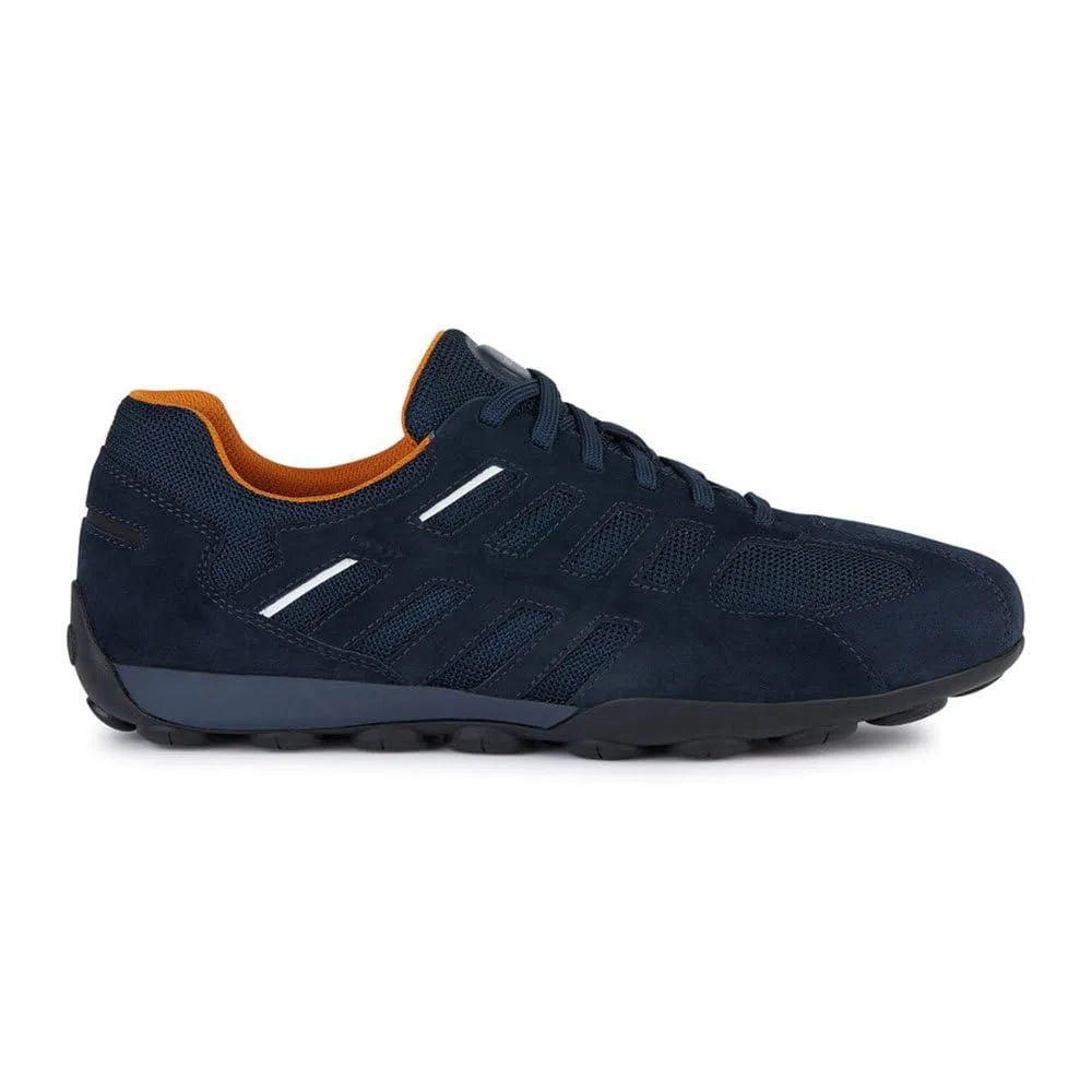 Детские кроссовки для мальчиков кожаные U Snake 2.0 A Geox, Blue Navy — фото 2