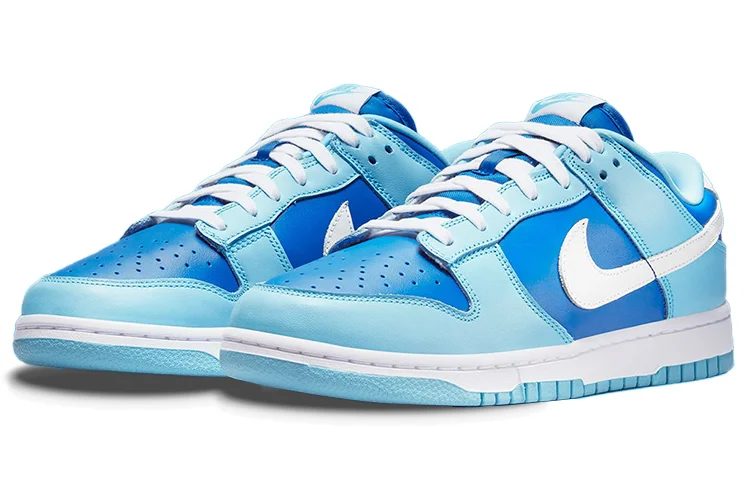 Кроссовки Nike Dunk Low Retro QS, синий/голубой — фото 3