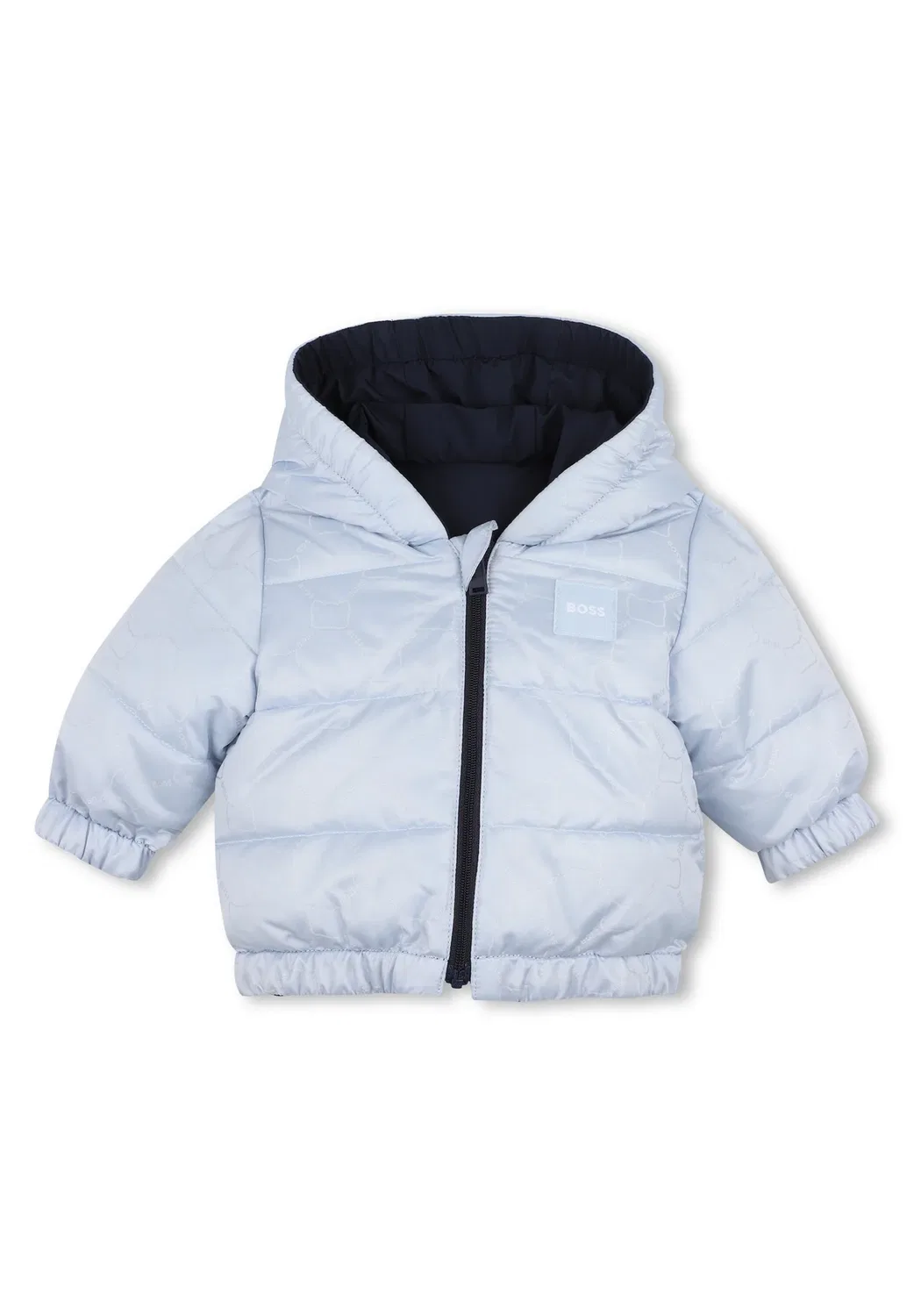 Двусторонняя детская пуховая куртка - зимняя куртка Boss Kidswear, Pale Blue