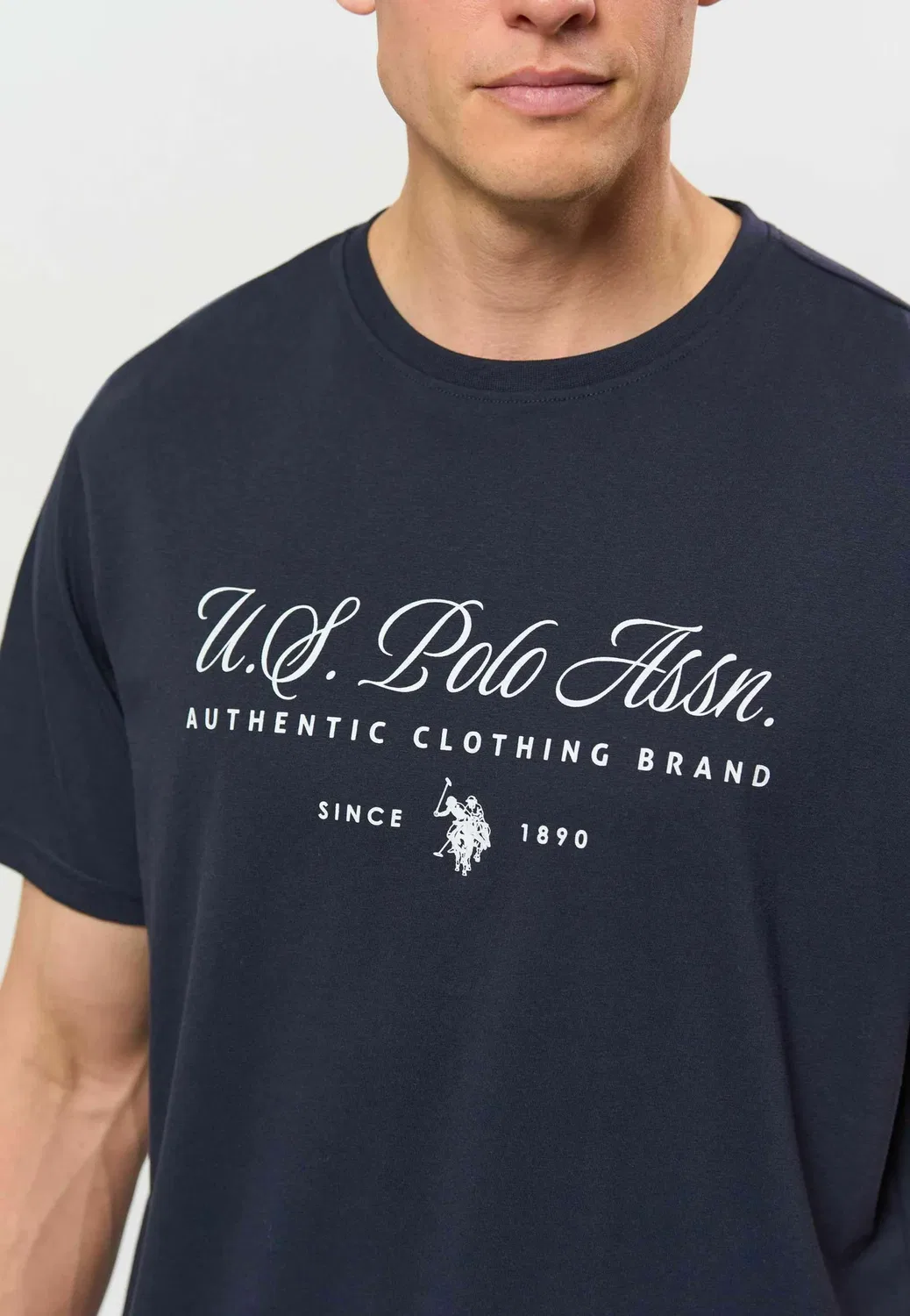 Умдаг - футболка с принтом U.S. Polo Assn., Dark Sapphire — фото 4