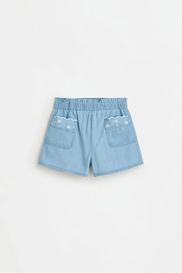 Детские шорты для девочек джинсовые Lefties, Light Blue