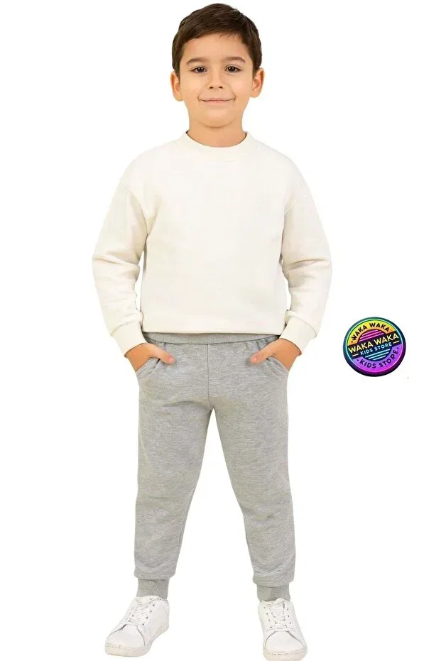 Детские спортивные штаны для мальчиков хлопковые Jogger Ww Waka Waka Kids Store, Giri Melange