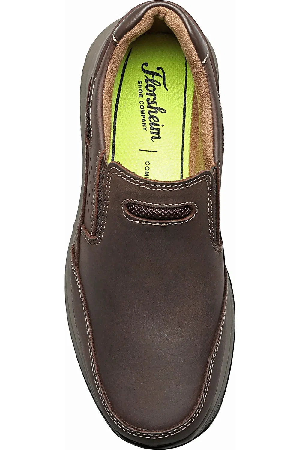 Детские слипоны на плоской подошве Great Lakes Sport Florsheim, Brown Chocolate — фото 4