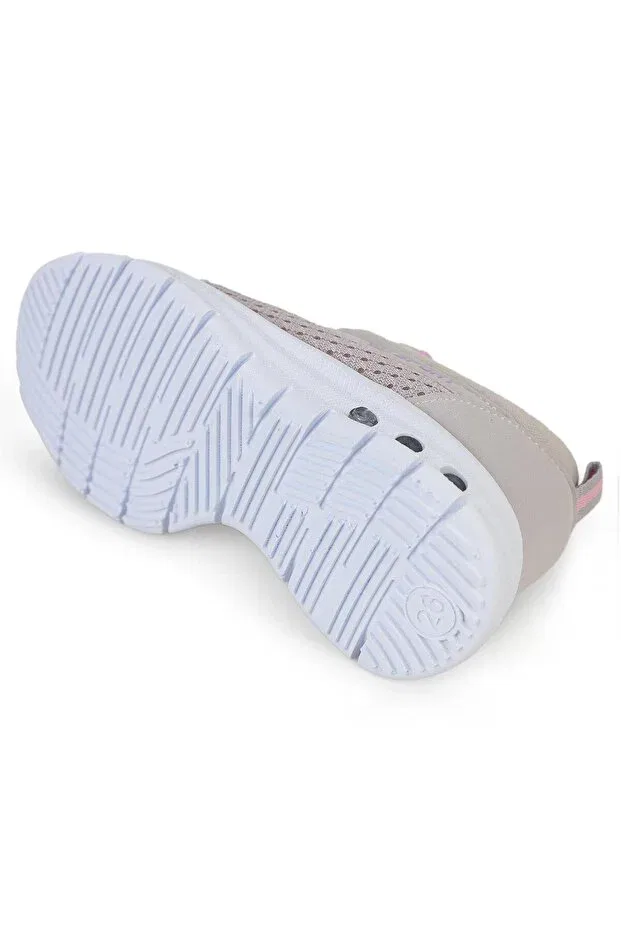 Детские спортивные кроссовки для девочек с коротким каблуком Civil Sport, Gray-Lilac — фото 4