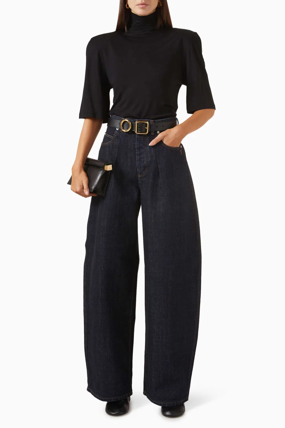 Джинсы широкие Le De-nimes Ovalo Jeans Jacquemus — фото 2