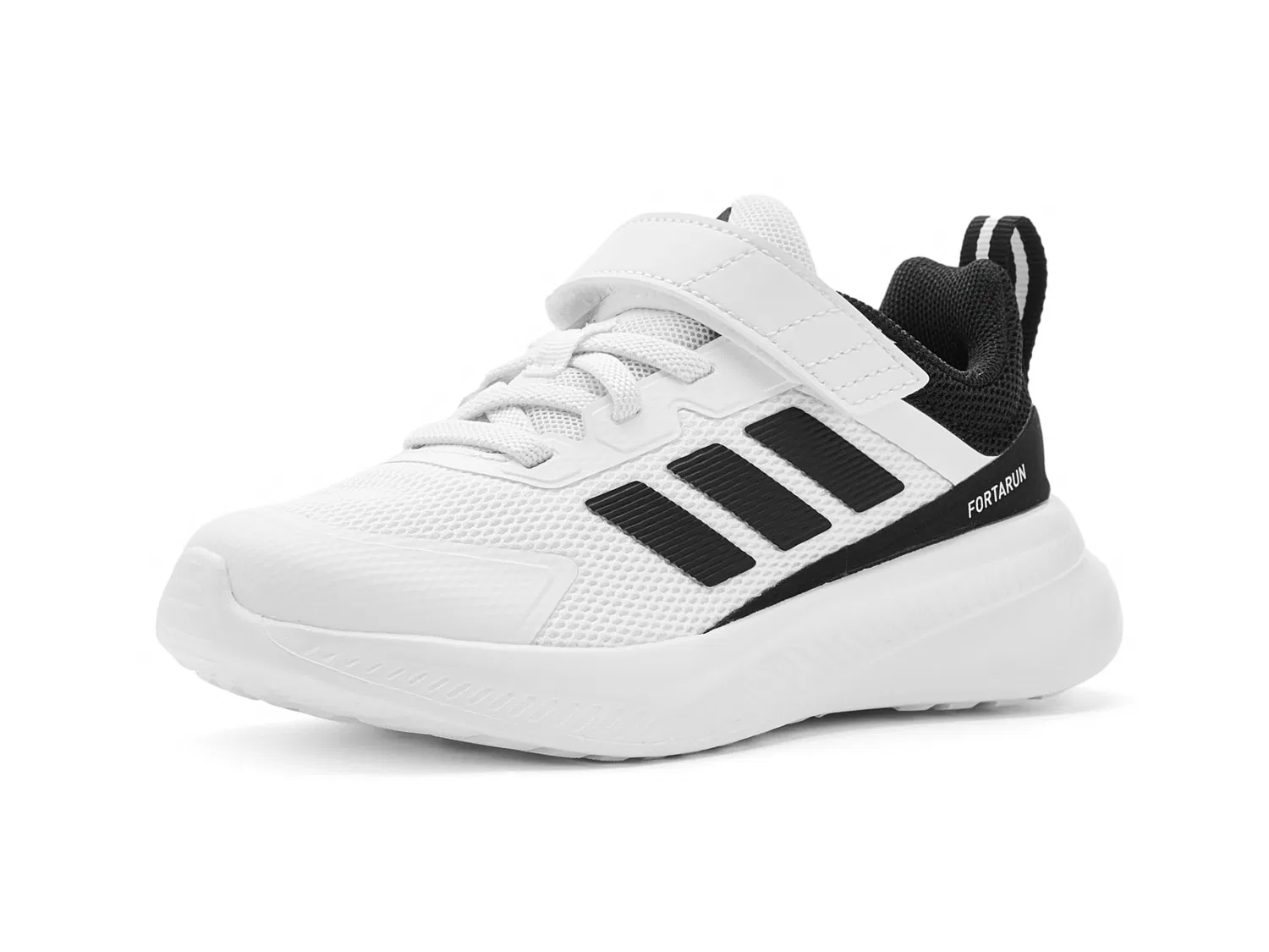 Кроссовки FortaRun 4.0 (для маленьких детей) Adidas Kids, White/Black/White — фото 2