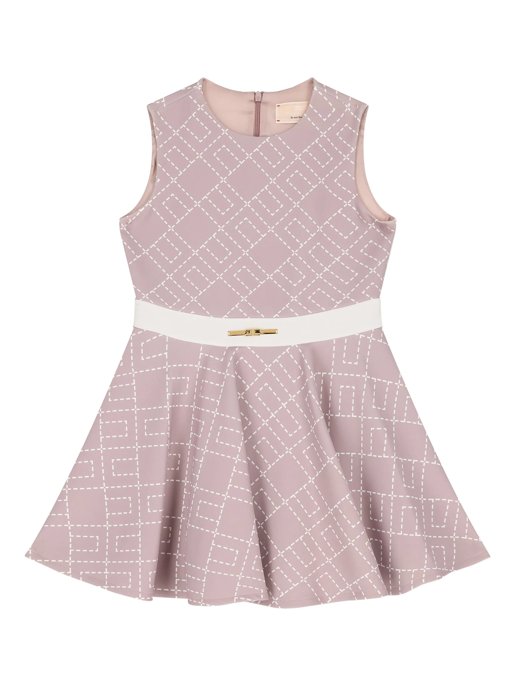 

Платье с монограммой Elisabetta Franchi Kids, розовый