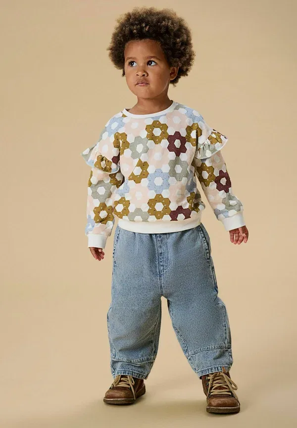 Джинсы свободного кроя Lil' Atelier, medium blue denim, средне-синий деним