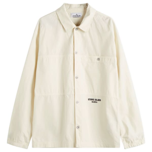 

Перекрашенная рубашка Marina tela Stone Island, белый