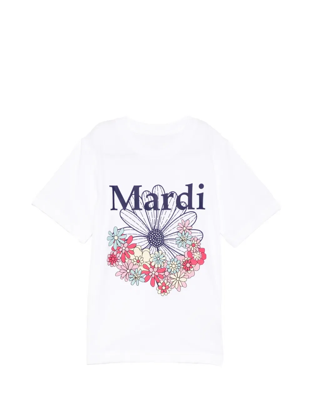 Футболка Flowermardi jardin Mardi Mercredi Les Petites, белый