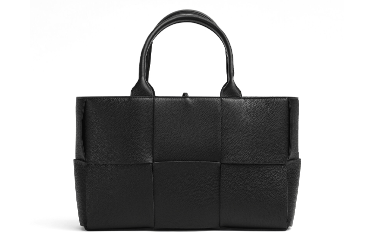 

ARCO Calfskin Tote Bag, Shopping Bag, Shoulder Bag, Handbag Women's Black Bottega Veneta, Set (Bag+Dust Bag)