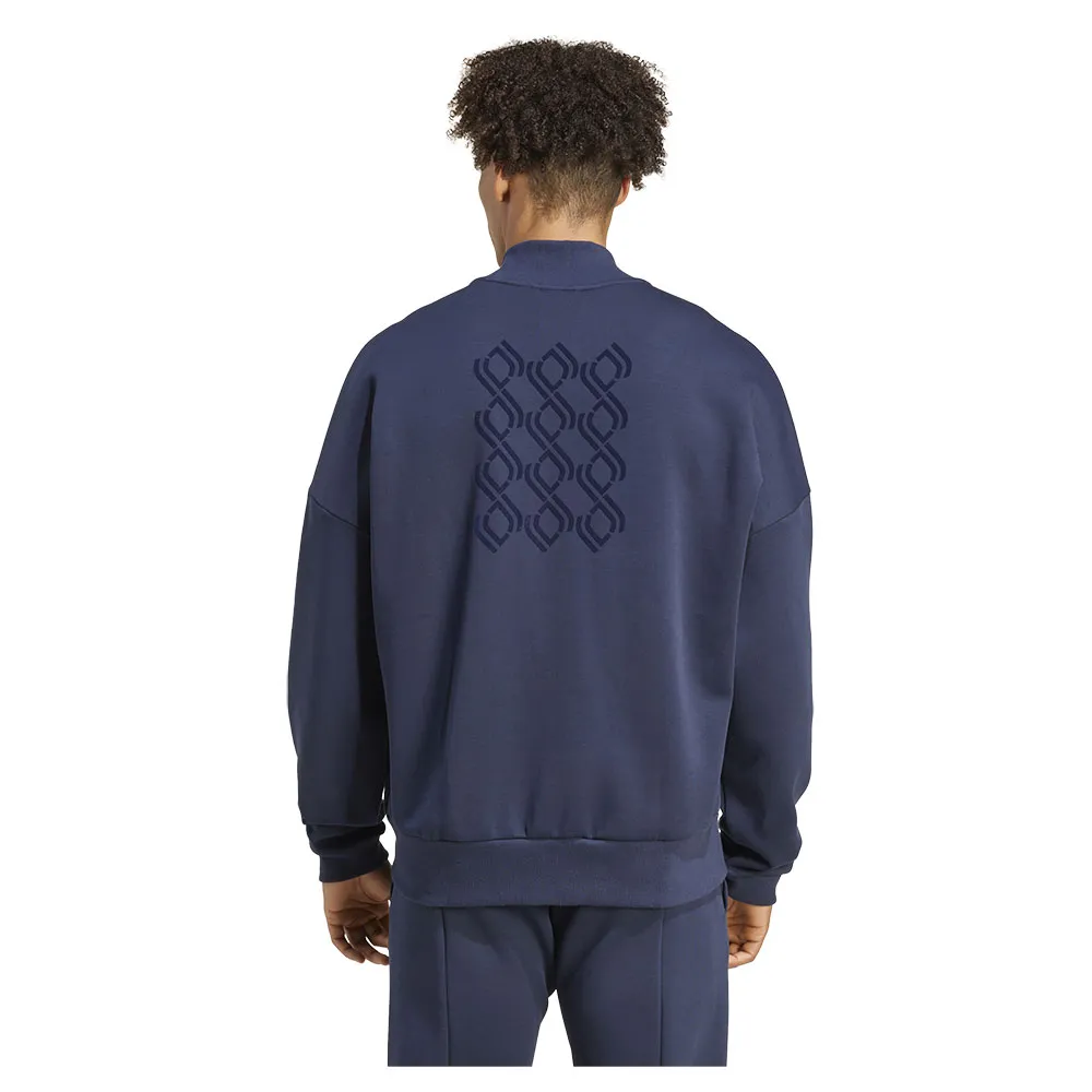 Спортивная куртка adidas Juventus SZN Doubleknit, синий/серый — фото 2