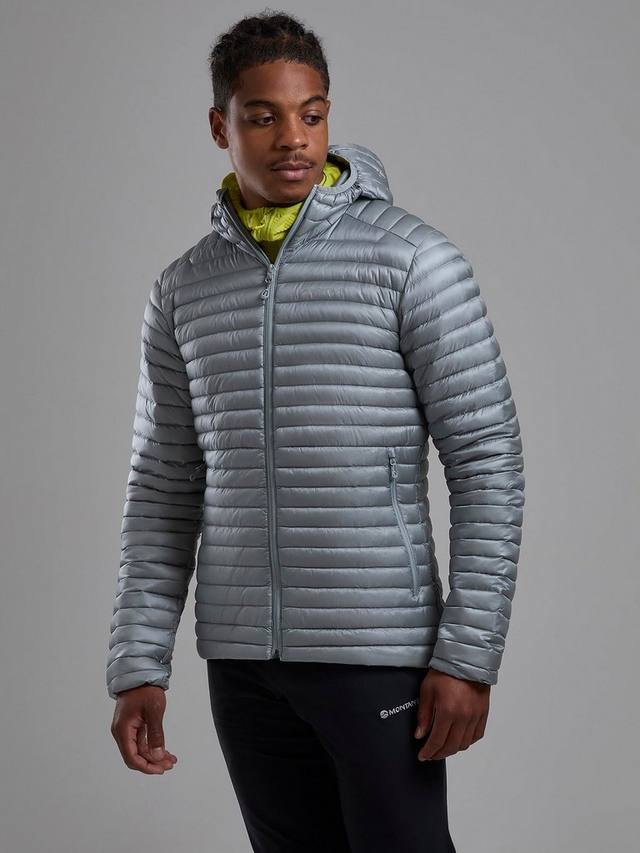 

Антифриз лайт куртка пуховая утепленная с капюшоном и карманом Montane, Pebble Blue