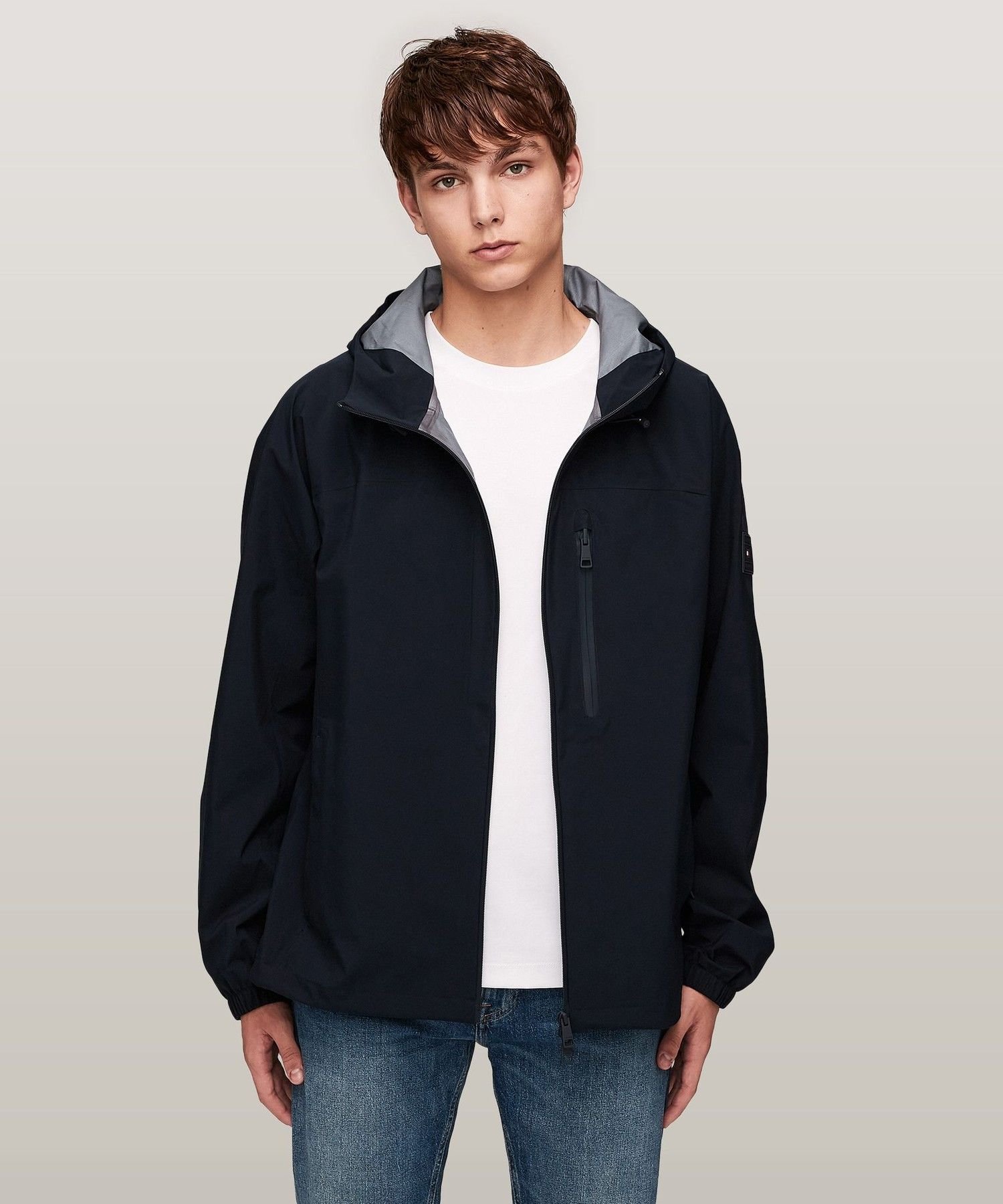 ТЕХНОЛОГИЧЕСКАЯ КУРТКА С КАПЮШОНОМ Desert Sky TOMMY HILFIGER, Navy DW5