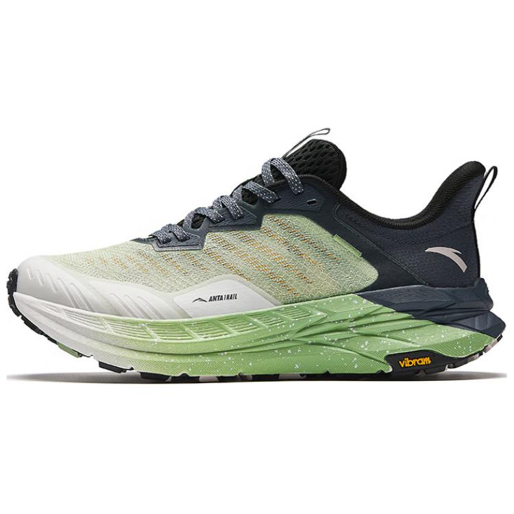 

Кроссовки Anta Cushioning с низким верхом, износостойкие, для бега по пересеченной местности, мужские, асфальтово-серые, белые