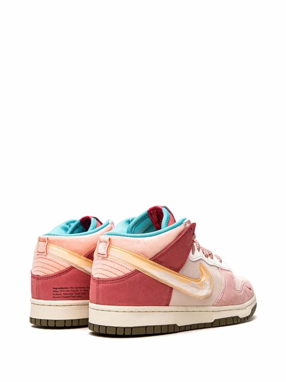 Кроссовки Dunk Mid из коллаборации с Social Status Nike, розовый — фото 3
