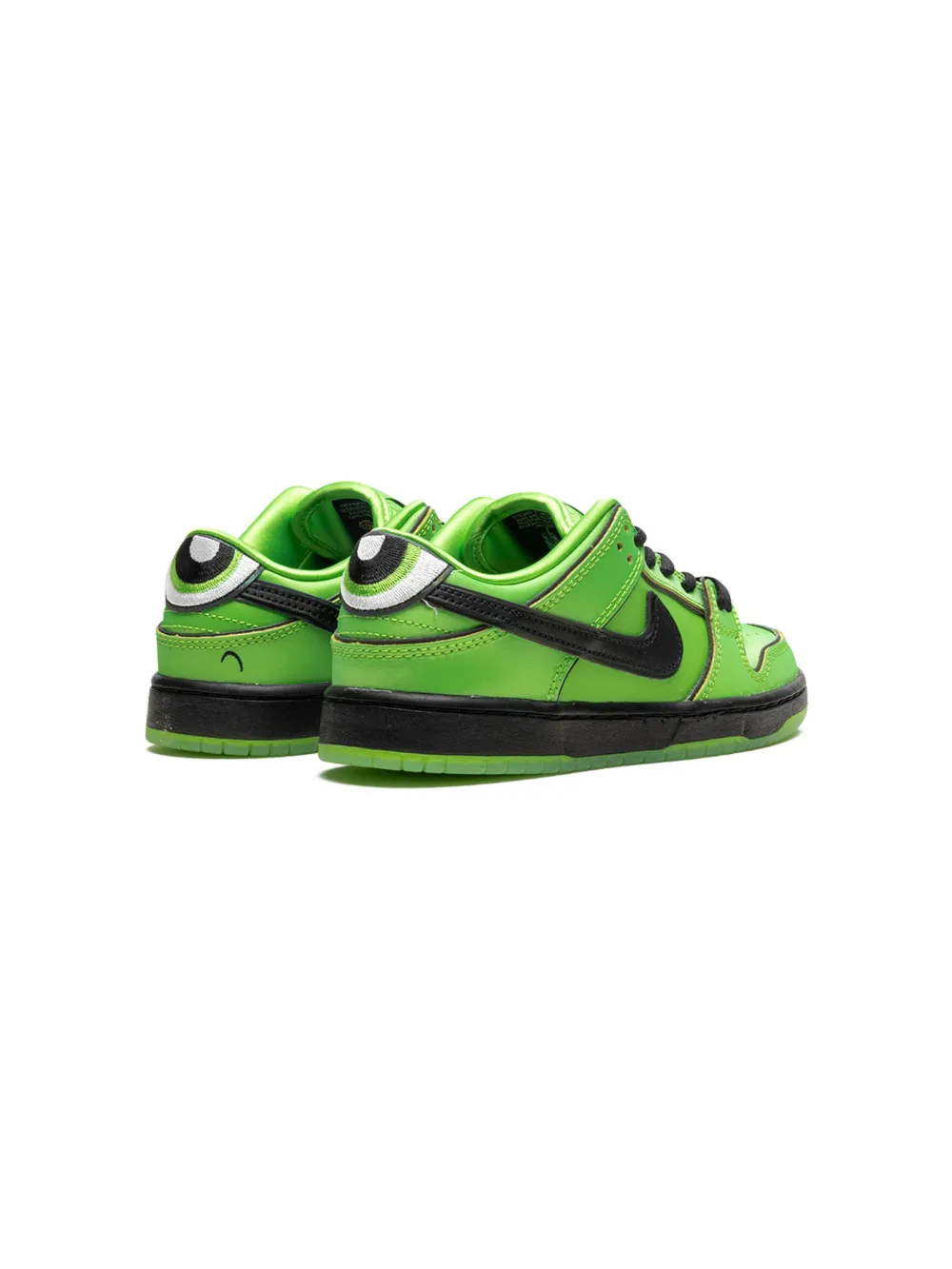 Кроссовки Powerpuff Girls SB Dunk Low Buttercup Nike Kids, зеленый — фото 3