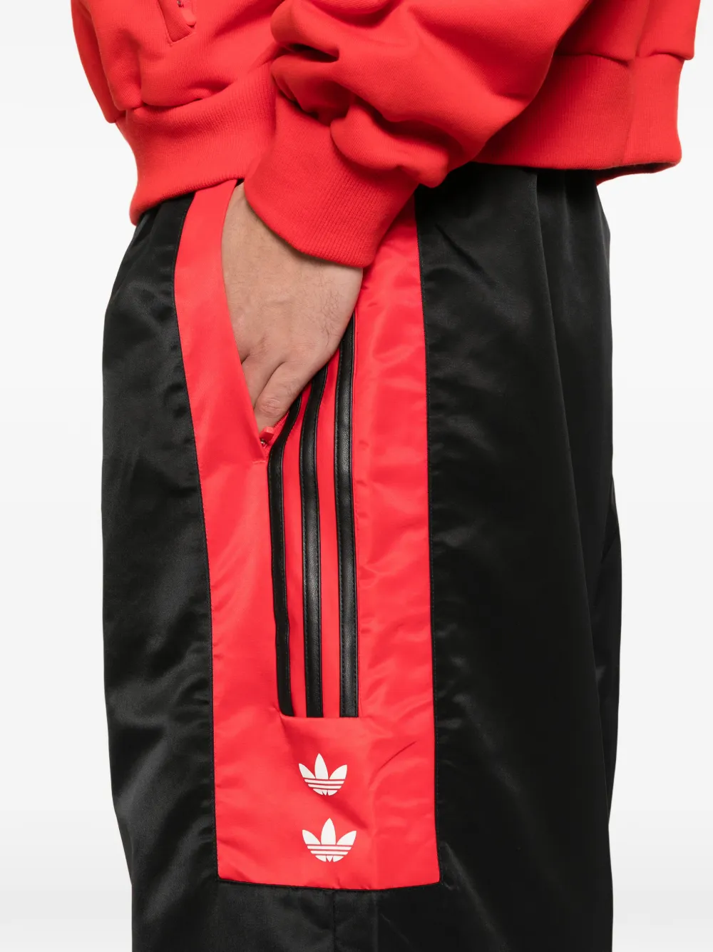 Контрастные спортивные брюки X Willy Chavarria Adidas, черный — фото 4