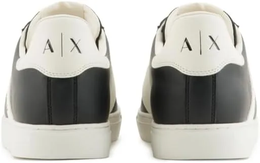 Мужские кроссовки Armani Exchange Paris Double Line, белый/черный — фото 3