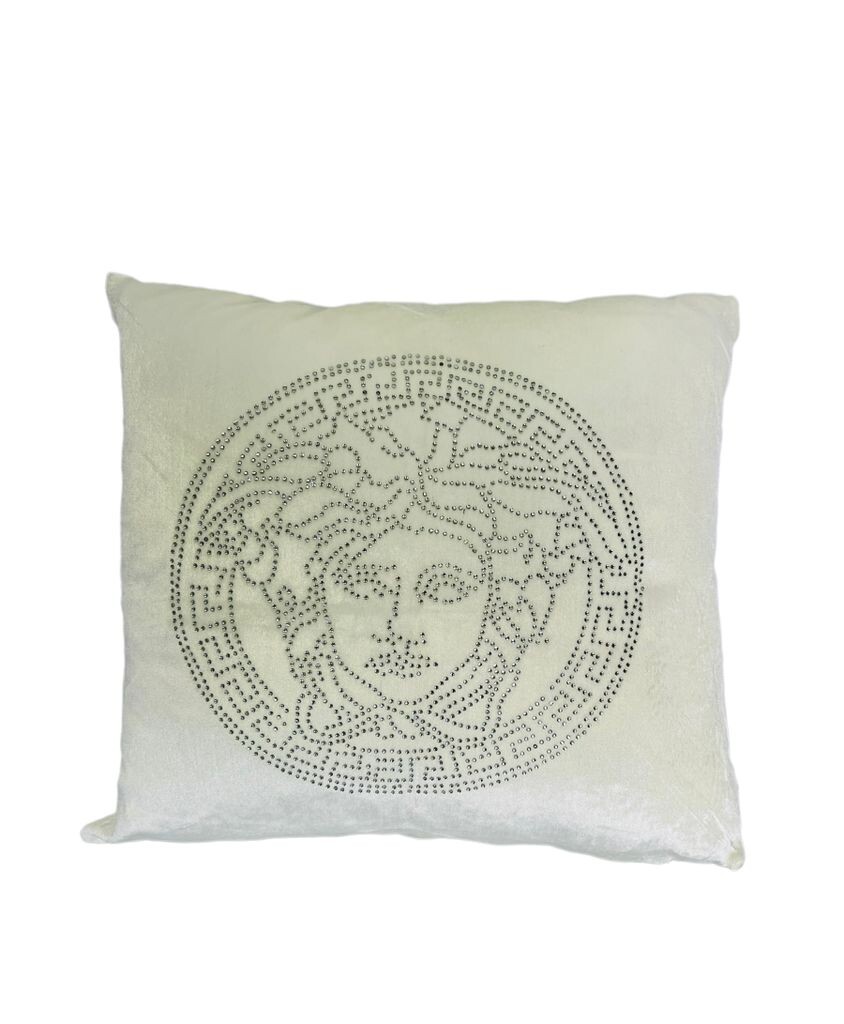 

Роскошный чехол на подушку декоративная подушка на молнии с вышитыми панелями 45 х 45 см Медуза Меандр Bavary