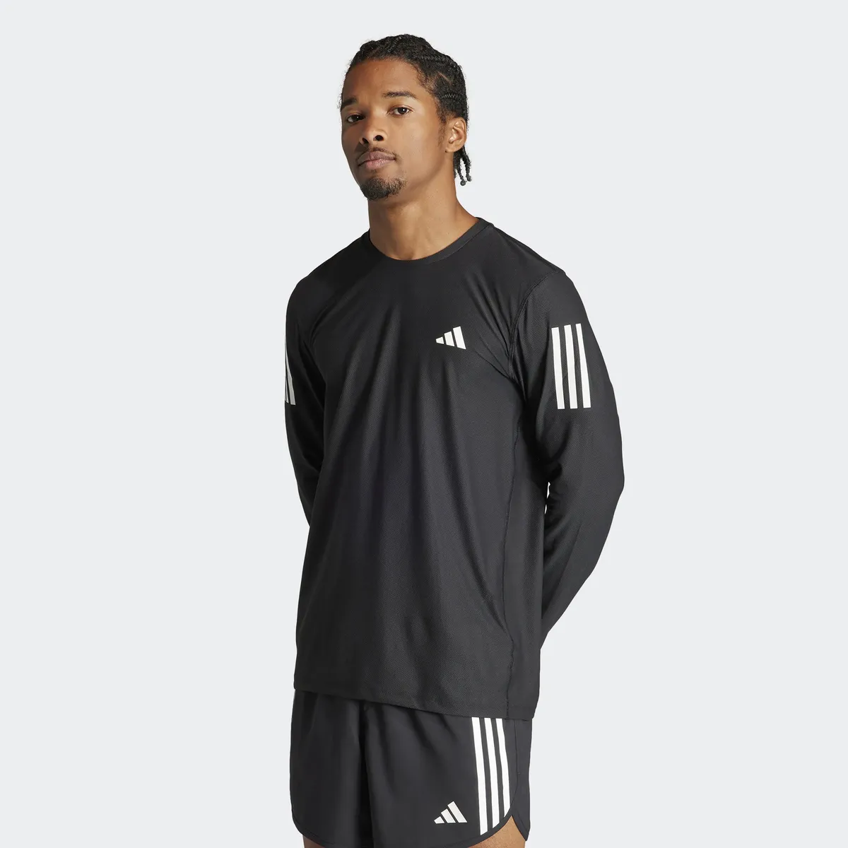 

Футболка для бега adidas Performance "OTR B LS", черный